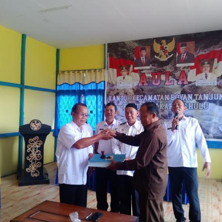 PELANTIKAN DAN SERAH TERIMA JABATAN KADES NANGA BETUNG PERIODE 2022-2028