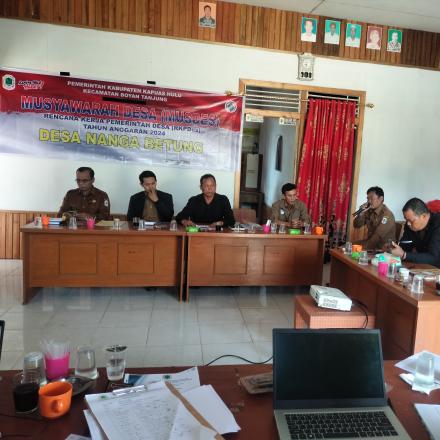 MUSYAWARAH DESA RKPDESA NANGA BETUNG TAHUN 2024