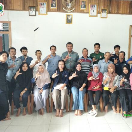 SOSIALISASI DOKUMEN DESKRIPSI PROYEK PROGRAM RIMBAK PAKAI KEMUKA ARI